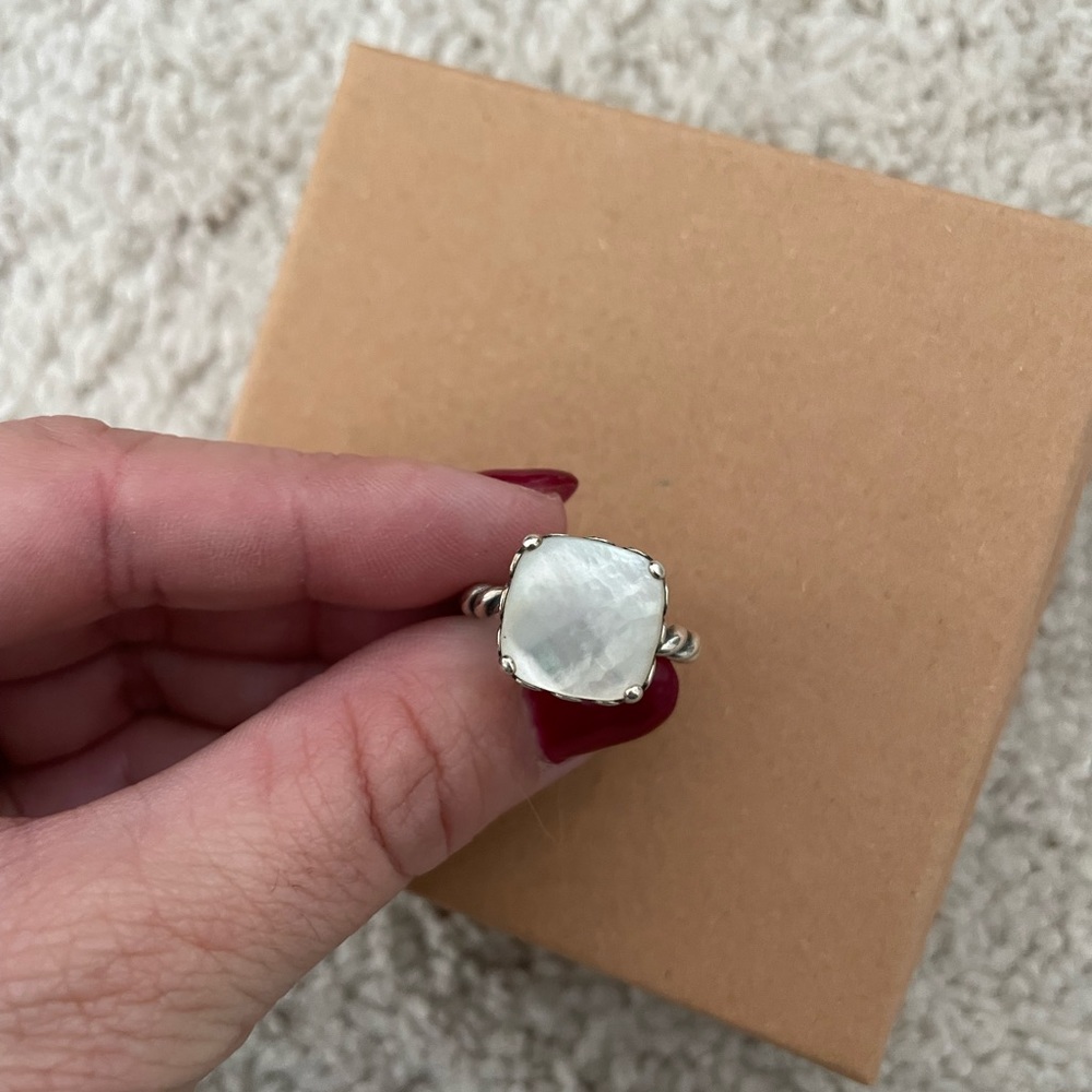 Mother of Pearl Pandora ring